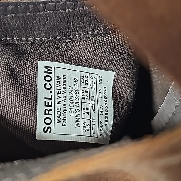 Sorel Lolla II Ankle Bootie Chelsea Boot Leather Cutout Waterproof Brown 6.5 - Picture 10 of 12